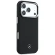 Mercedes Leather Semi Wrap MagSafe dėklas telefonui iPhone 17 Pro Max, juodas