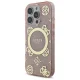 Guess GUHMP16XH4PYEEP iPhone 16 Pro Max 6.9" pink/pink hardcase IML Peony On 4G Background MagSafe