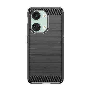 Carbon Case Silicone Case for OnePlus Ace 2V / Nord 3 - Black