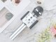 Wireless Bluetooth Karaoke Microphone with Speaker and Case, Silver