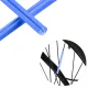 Reflective spoke tubes for bicycle, 12 pcs, blue