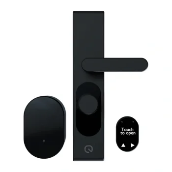 Išmanioji durų spyna Shelly LOQED Touch 2S, Bluetooth, Wi-Fi, juoda
