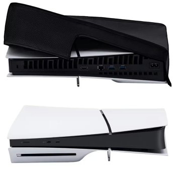 Dust Cover for PS5 Slim, Horizontal, Black