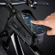 Dviračio krepšys ant rėmo Tech-Protect V2 su vieta telefonui 1.2L, juodas