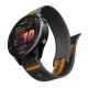 Spigen Athlex Air laikrodžio dirželis Garmin 22 mm Quick Release, juodas ir oranžinis