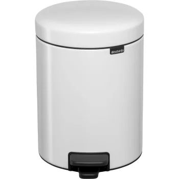 Šiukšliadėžė su pedalu Brabantia Newicon, 5 l, balta