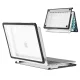 Dėklas Tech-Protect Velar, skirtas MacBook Air 13\" (2023–2026), Transparent Black