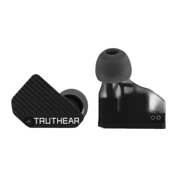 Laidinės į ausis įstatomos ausinės TRUTHEAR Pure, 1DD+3BA, juodos