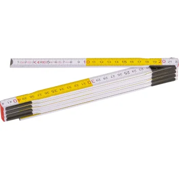 Medinis sulankstomas metras Stanley 0-35-458, 2 m / 17 mm, baltas