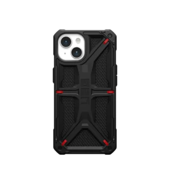 UAG Monarch dėklas, skirtas iPhone 15, juodas Kevlar