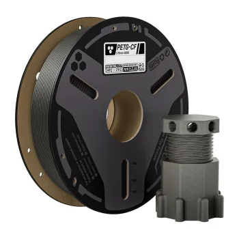 ELEGOO PETG-CF 3D spausdintuvo plastikas 0.5 kg, pilkas