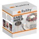 Ruhhy 24618 Adjustable Cake Ring 16-30 cm, Height 15 cm