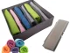 Grey Bra and Underwear Drawer Organizer (6 Compartments)