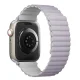 UNIQ pasek Revix Apple Watch Series 4/5/6/7/8/SE/SE2 38/40/41mm. Reversible Magnetic lilak-lilac-white