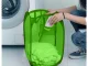 Foldable Laundry and Toy Basket, 40L, Green