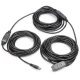 Aktyvus USB 3.0 prailginimo laidas USB Type-A (M) - USB Type-A (F), 20m, juodas