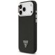 Guess Grained Triangle Logo MagSafe Phone Case Cover iPhone 17 Pro - black