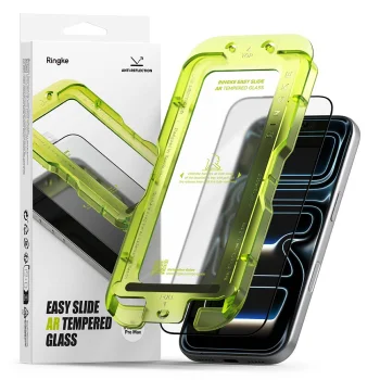 „Ringke Easy Slide Anti-Reflective“ apsauginis stiklas „iPhone 17 Pro Max“