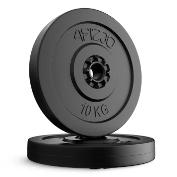Kompoziciniai svarmenų diskai 4FIZJO 2 x 10 kg, 26 mm