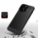 Lankstus TPU dėklas iPhone 13 Pro Max Carbon Case, juodas
