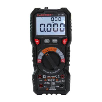 Skaitmeninis multimetras Habotest HT118A su žibintuvėliu, True RMS
