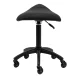 Hairdressing Saddle Stool Gabbiano D032 Black