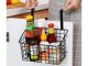 Hanging Metal Basket Organizer for Doors