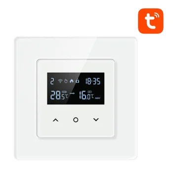 Išmanusis termostatas Avatto WT200-16A-W elektriniam šildymui, 16A WiFi TUYA