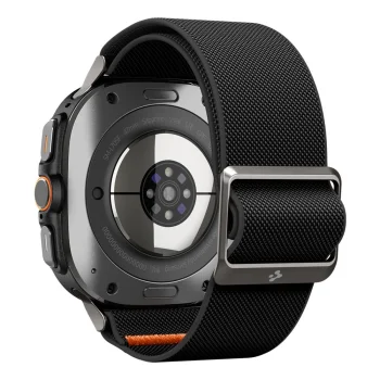 Spigen Fit Lite dirželis, skirtas Galaxy Watch Ultra 47mm, juodas