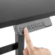 Ergo Office ER-434 Elektrinis reguliuojamo aukščio stalas, 140x60cm, pilkas