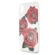 Dėklas Guess Flower Desire Red Rose skirtas iPhone X / XS, skaidrus