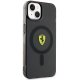 Ferrari Translucent MagSafe dėklas skirtas iPhone 14 Plus, juodas