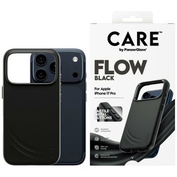 PanzerGlass iPhone 17 Pro Case CARE Feature FLOW MagSafe, Black