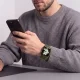 Tech-Protect Silicone dirželis Apple Watch 44 / 45 / 46 / 49 mm, Olive Green