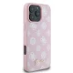 Guess Peony Script MagSafe dėklas iPhone 16 Pro Max telefonui, rožinis