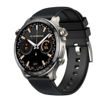 Išmanusis laikrodis Riversong Motive 10 GT SW1001 AMOLED GPS, juodas