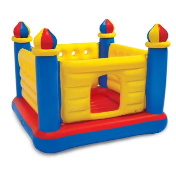 Intex 48259 Inflatable Bouncer Castle for Kids, 174x174x135 cm