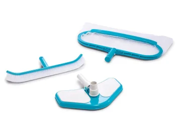 Intex 29057 Pool Cleaning Accessory Set (Net, Brush, Vacuum)