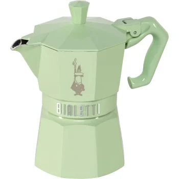 Bialetti Moka Exclusive 3TZ kavinukas (3 puodeliai), žalias