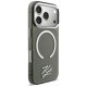 Karl Lagerfeld IML KL Script Logo MagSafe dėklas, skirtas iPhone 17 Pro, juodas