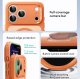 ESR Classic Hybrid MagSafe dėklas, skirtas iPhone 17 Pro Max - Clear Orange