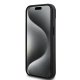 DKNY dėklas iPhone 15 / 14 / 13 su MagSafe, juodas
