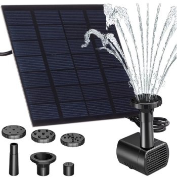 Gardlov 00025184 Solar Pond Fountain, 180 L/h