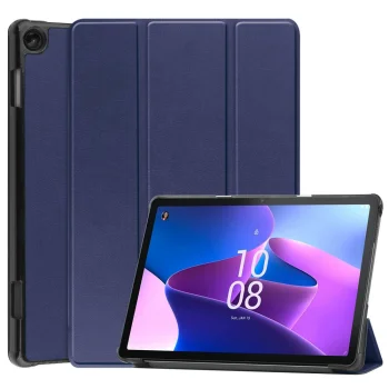 Trifold Stand dėklas Lenovo Tab M10 (3rd Gen) (TB-328FU), tamsiai mėlynas