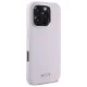 DKNY Liquid Silicone dėklas iPhone 16 Pro telefonui su MagSafe, rožinis