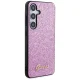 Guess Samsung Galaxy S24+ Case Glitter Script, Purple