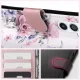 Tech-Protect Wallet atverčiamas dėklas Samsung Galaxy A55 5G, Pink Flowers