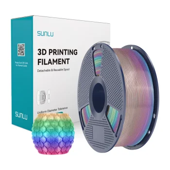 Sunlu PLA Transparent Rainbow 04 3D spausdintuvo plastikas