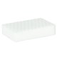 Melamine Sponge with Bumps for Stain Removal, White