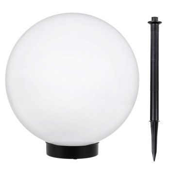 GreenBlue GB168 Solar Garden Lamp, Ball Shape, 30x30x63 cm